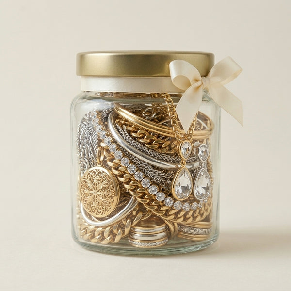 Mermaid blue sample jar